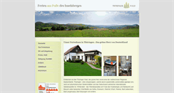 Desktop Screenshot of ferienhaus-thueringen-winterstein.de